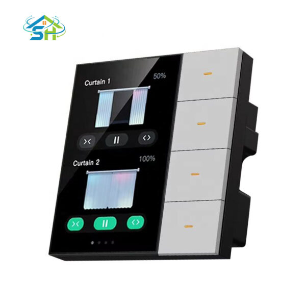 For Smart Lighting Curtain Scene Integrated Dimming Controller Zigbee Central Control Wall Panel Switch Home WiFi