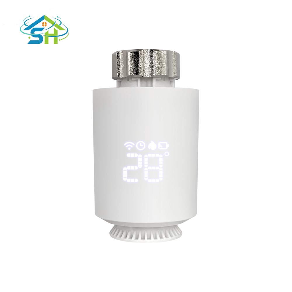 SafeHome Tuya Wifi/Zigbee Control Room App Control Easy Installation Smart Radiator Valve Heating Thermostat (16 reviews) 7150 sold