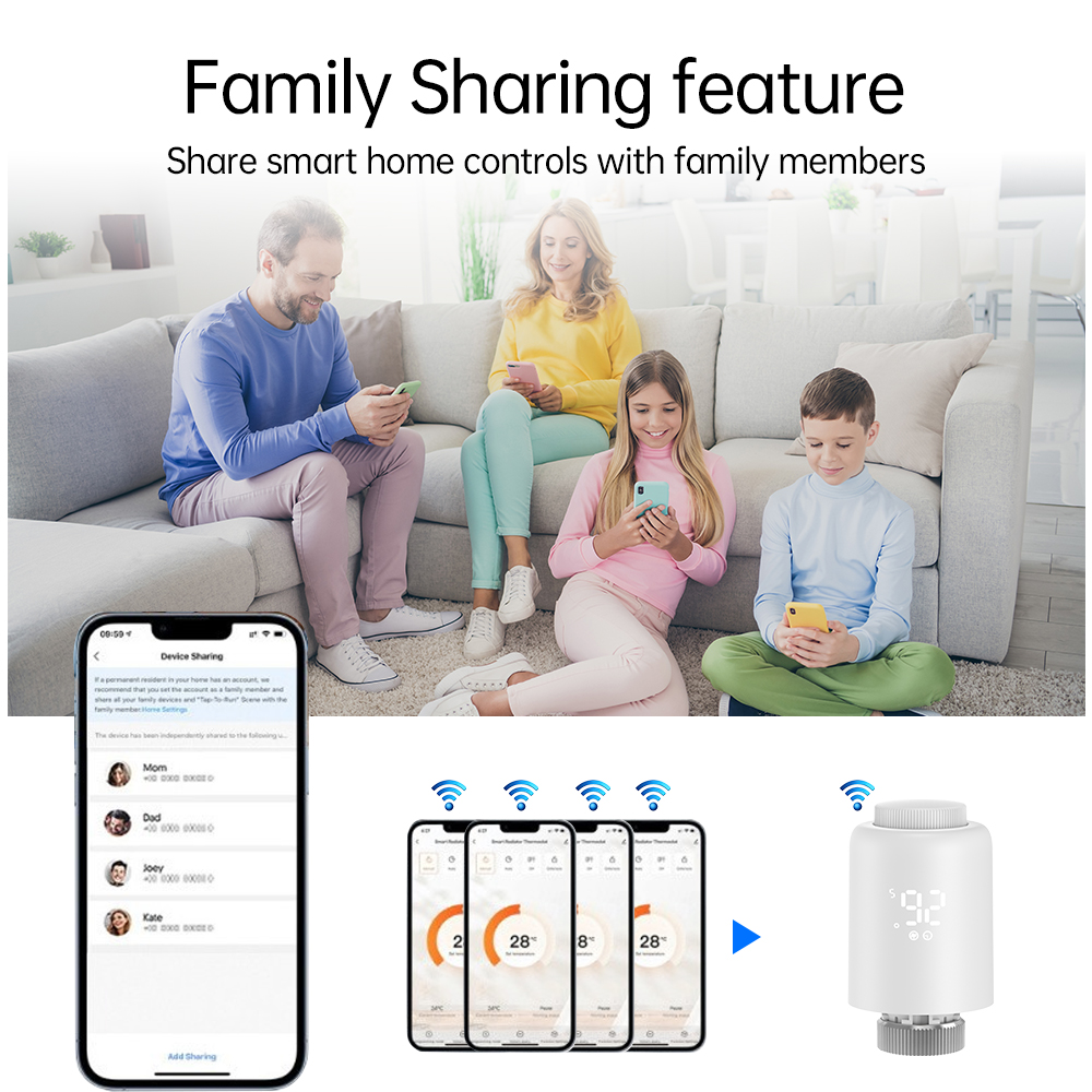 SafeHome Tuya Zigbee 3.0 TRVL Smart Thermostat OLED Radiator Actuator Valve Programmable Temperature Controller Android Flip Home — изображение 6