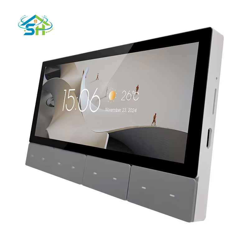Tuya Zigbee Smart Control Panel 6.2 Inch Screen Android 11 Smartlife Touch Screen Music Amplifier Smart Home Products & Devices