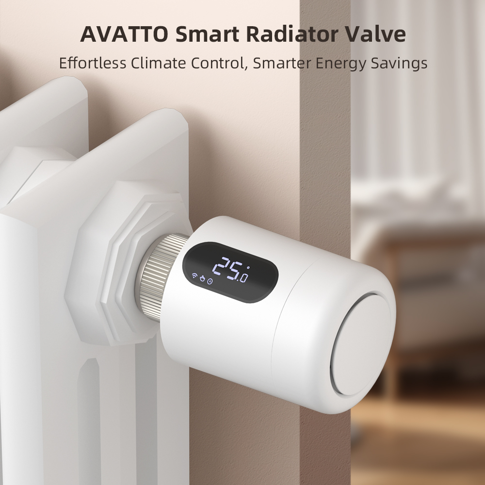 SafeHome TRV20 Tuya Wireless Temperature Control for Room Heating Zigbee Smart Thermostatic Radiator Valve — изображение 2