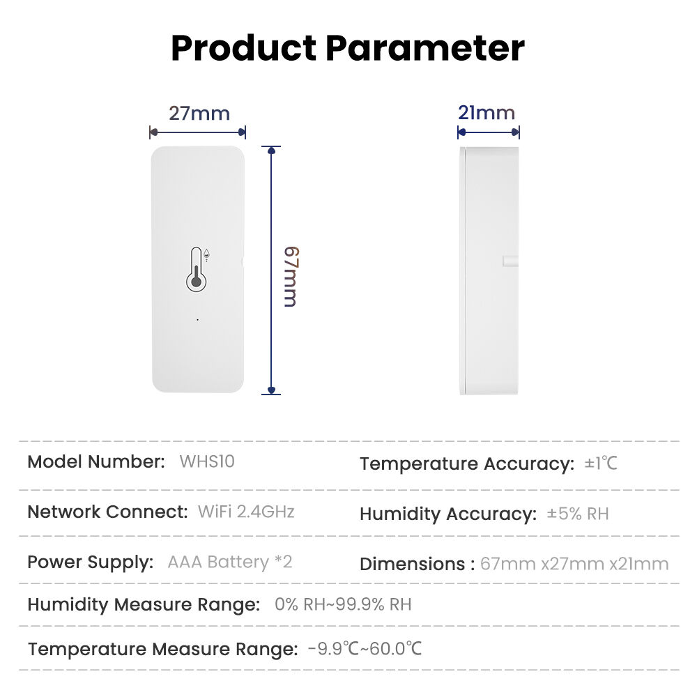 SafeHome Tuya Wifi Smart Remote Monitoring Compatible with Alexa and Google Assistant, Supports Humidity and Temperature Sensors — изображение 5