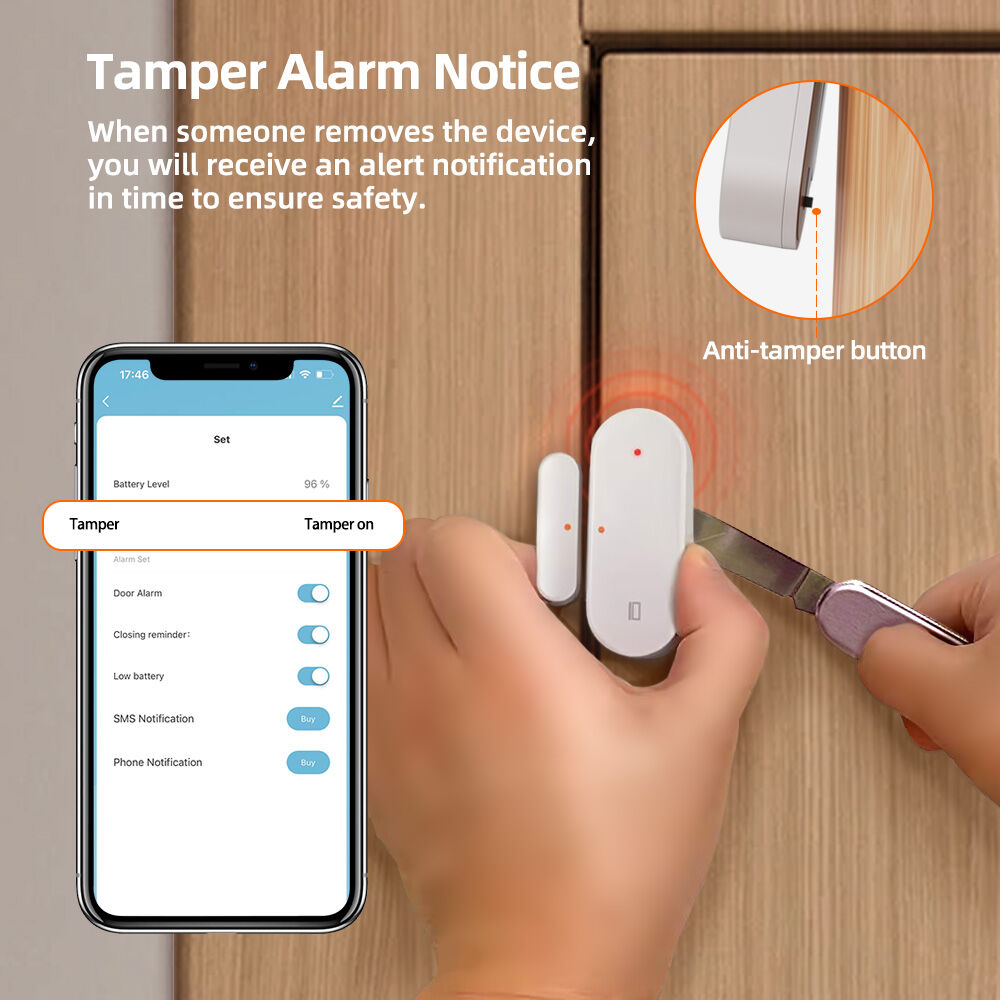 SafeHome Zigbee Tuya Smart Door Window Sensor Real-time Detection of the Opening Closing Door Sensor — изображение 6
