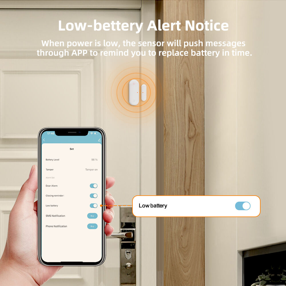 SafeHome Zigbee Tuya Smart Door Window Sensor Real-time Detection of the Opening Closing Door Sensor — изображение 7