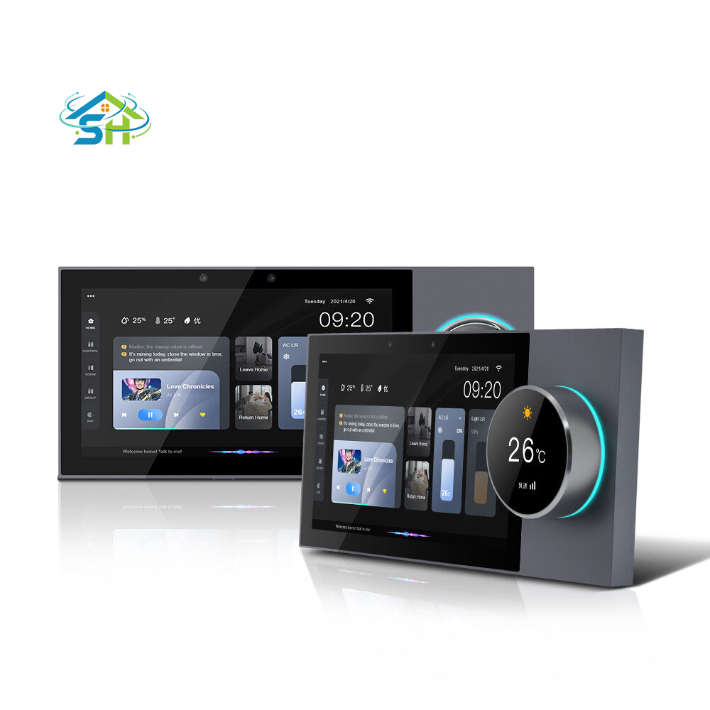 Tuya 6 inch Central Control Panel Smart Home Zigbee Gateway Smart Home Control Panel With Voice Control