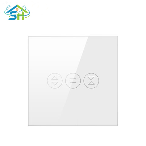 SafeHome Tuya Wifi Smart Alexa Google Remote Control Home Wifi Touch Shutter Roller Smart Curtain Switch