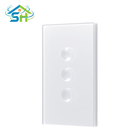 US 1/2/3/4 Gang Zigbee/Wifi Smart Switch With Neutral Required Smart Home Touch Wall Light Switch